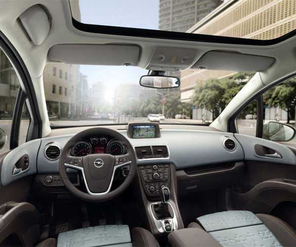 Interior del Opel Meriva